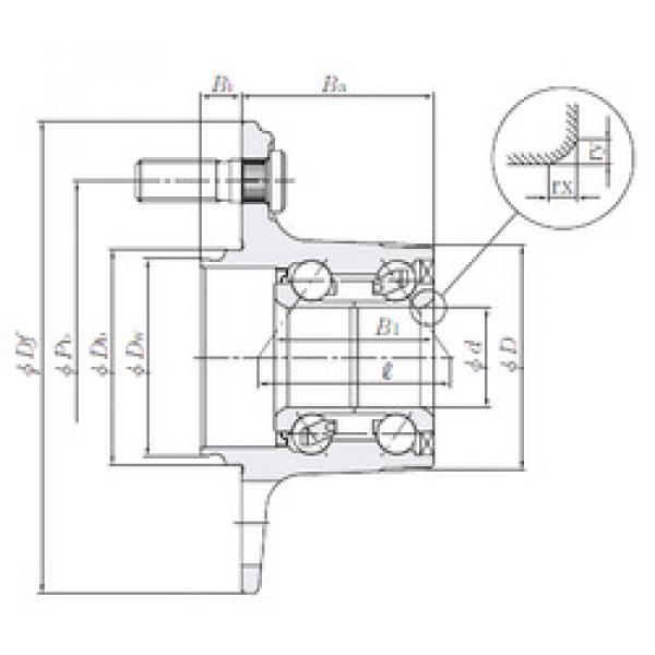 roulements HUB005-64 NTN #1 image