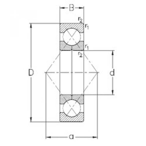 roulements QJ211-MPA NKE #1 image