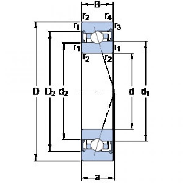 roulements S7006 CB/HCP4A SKF #1 image