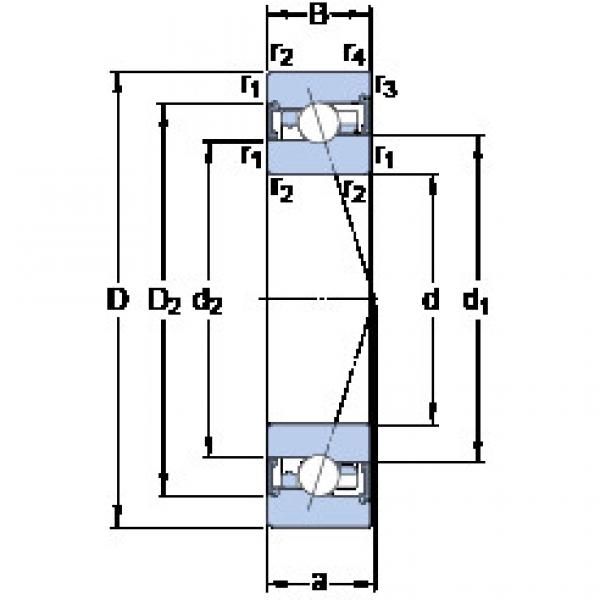 roulements S7009 FW/HC SKF #1 image