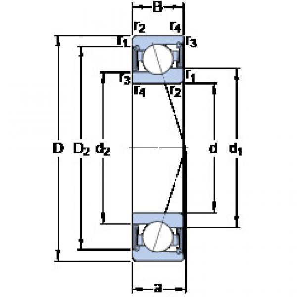 roulements S71907 CE/P4A SKF #1 image