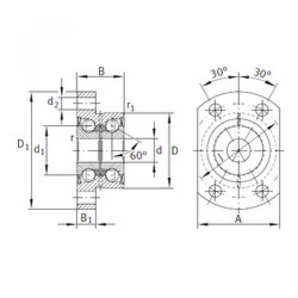 roulements ZKLFA0640-2RS INA #1 image