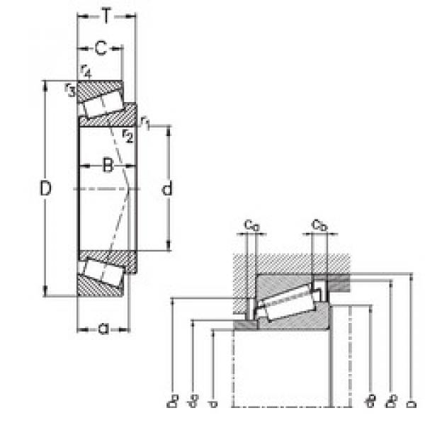 roulements T2ED050 NKE #1 image