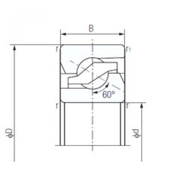 roulements 55TAB12 NACHI #1 image