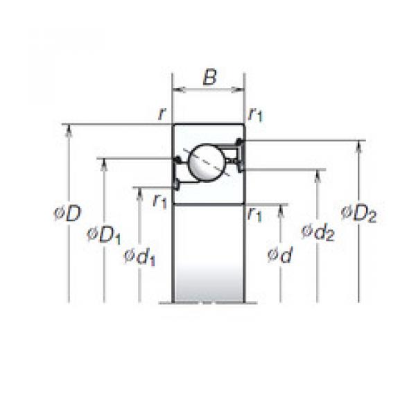 roulements 40TAC72BDDG NSK #1 image