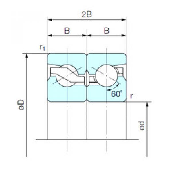 roulements 45TAB07DB NACHI #1 image