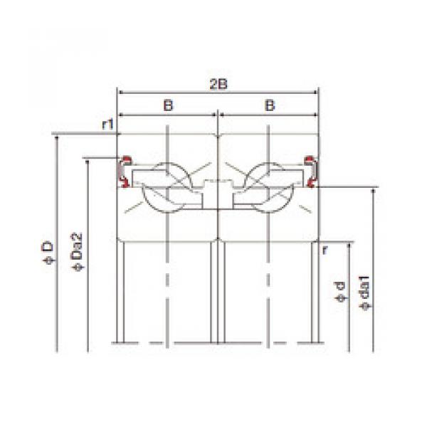 roulements 20TAB04DB-2LR NACHI #1 image