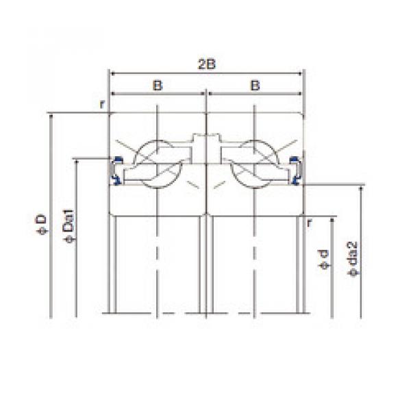 roulements 15TAB04DF-2LR NACHI #1 image