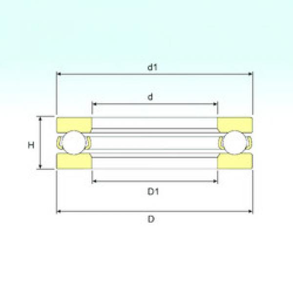 roulements BD1B 634132 ISB #1 image