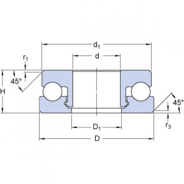 roulements 51101 V/HR22T2 SKF #1 image