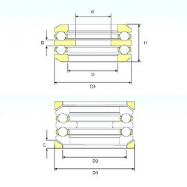 roulements 54316 U 316 ISB #1 image