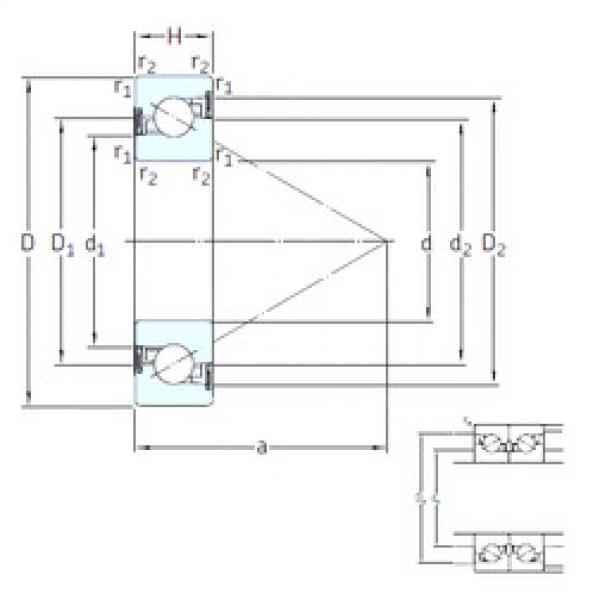 roulements BS 235 /S 7P62U SNFA #1 image