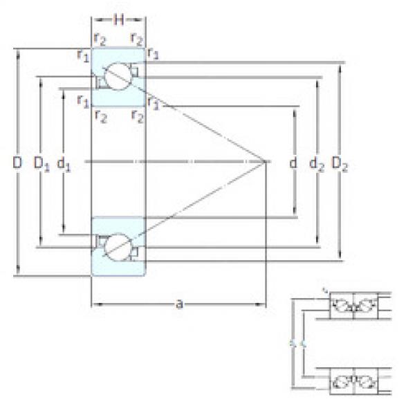 roulements BS 225 7P62U SNFA #1 image