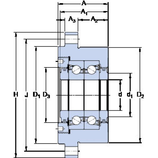 roulements FBSA 208/DB SKF #1 image