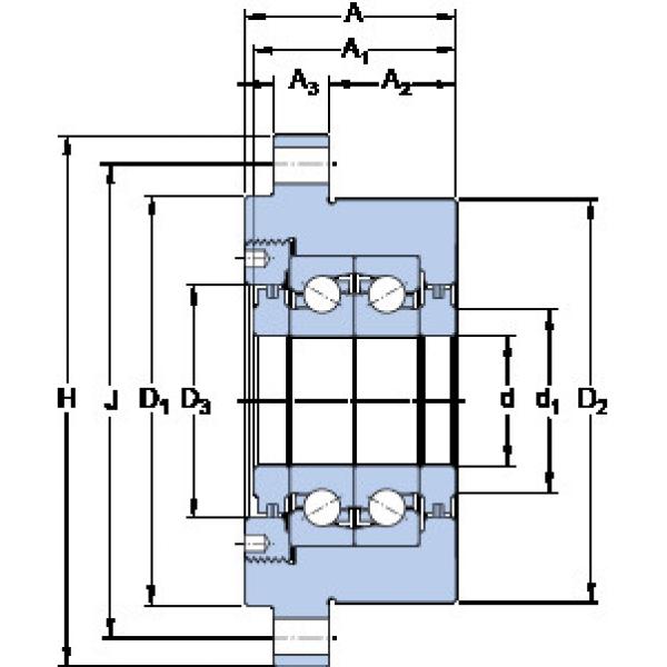 roulements FBSA 207/DF SKF #1 image