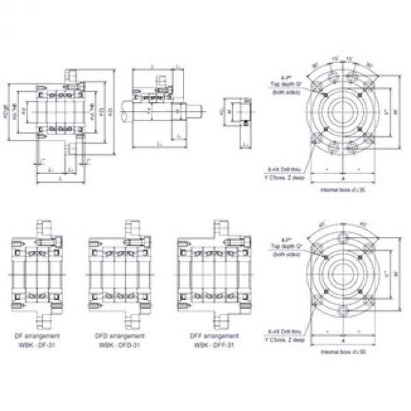 roulements WBK17DF-31 NSK #1 image