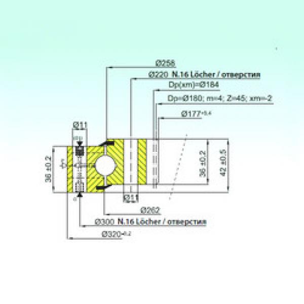 roulements ZB1.16.0260.400-1SPPN ISB #1 image