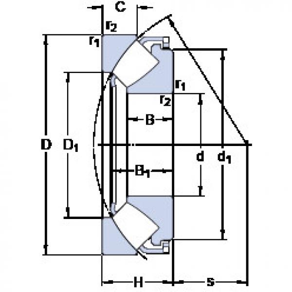 roulements 29412 E SKF #1 image