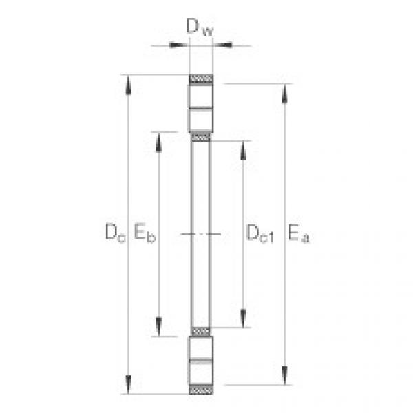 roulements K89413-TV INA #1 image