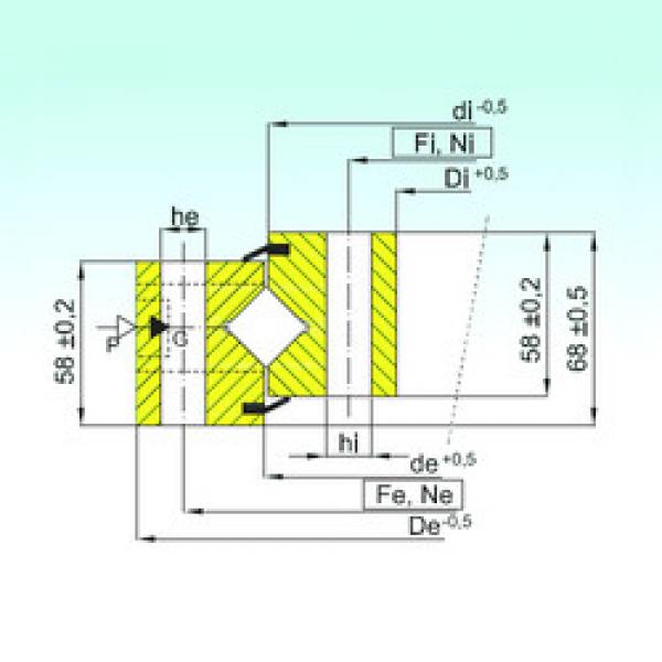 roulements NR1.16.1644.400-1PPN ISB #1 image