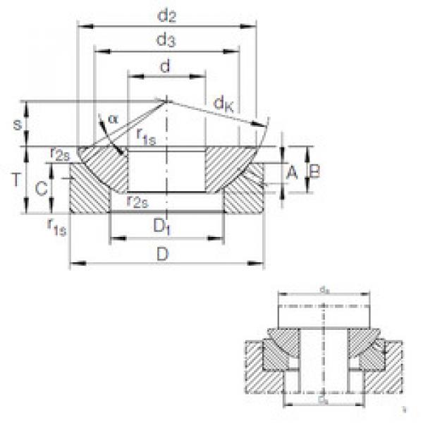 roulements GE 40 AX INA #1 image