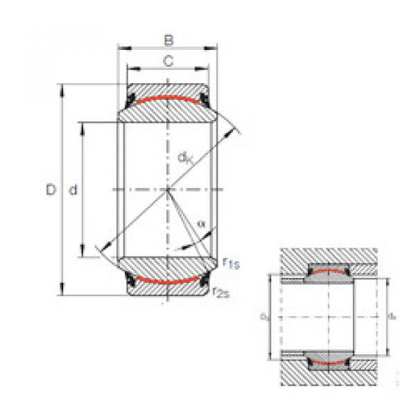 roulements GE 50 UK-2RS INA #1 image