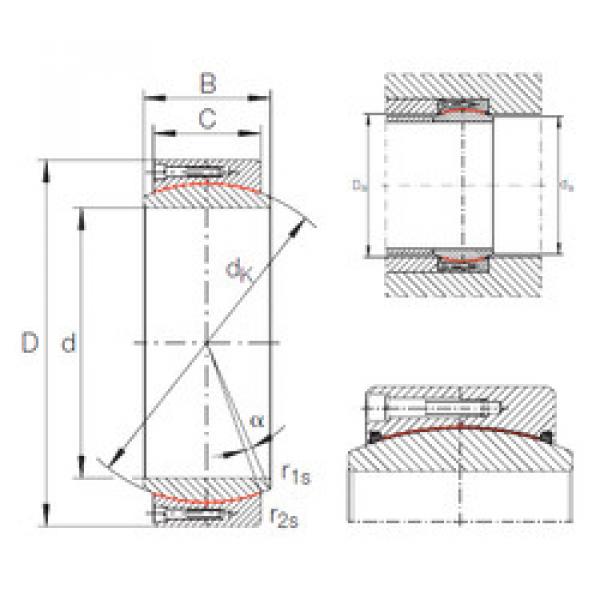 roulements GE 630 DW INA #1 image