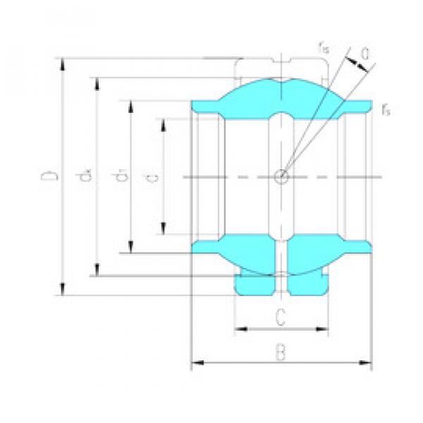 roulements GEEM45ES-2RS LS #1 image