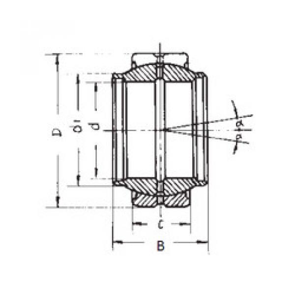 roulements GEEW12ES-2RS FBJ #1 image