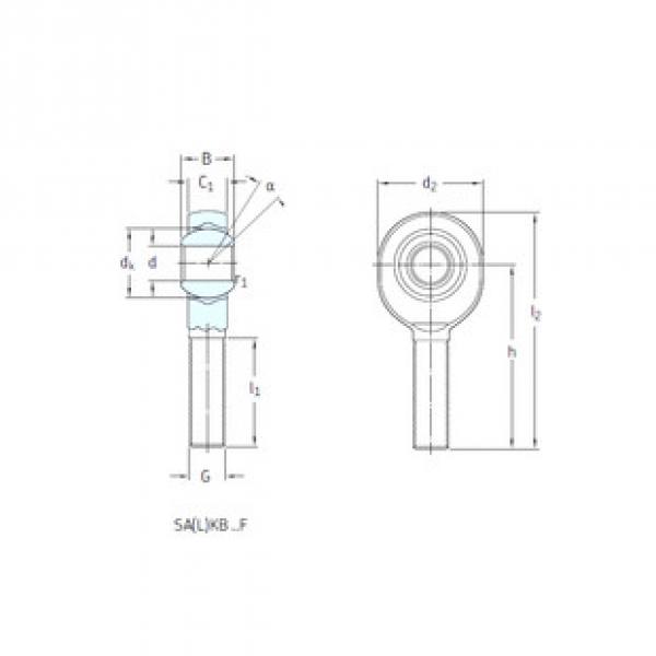 roulements SAKB12F SKF #1 image