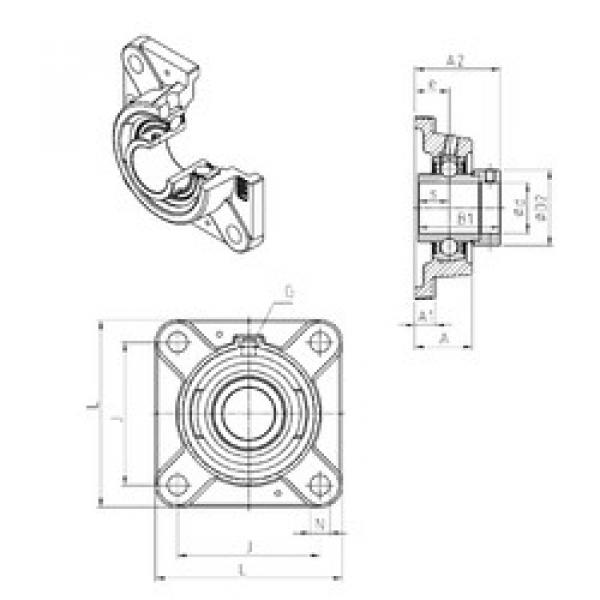 roulements EXFE205 SNR #1 image