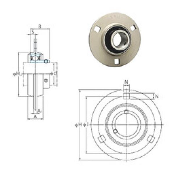 roulements SBPF207-22 FYH #1 image