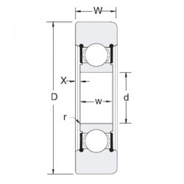 roulements X376RS NSK #1 image